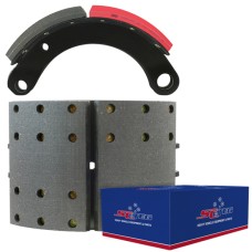 FRAS-LE AF557 Lined Brake Shoe - General Purpose - 12.25” x 7.5”. Comes with Hardware Kit